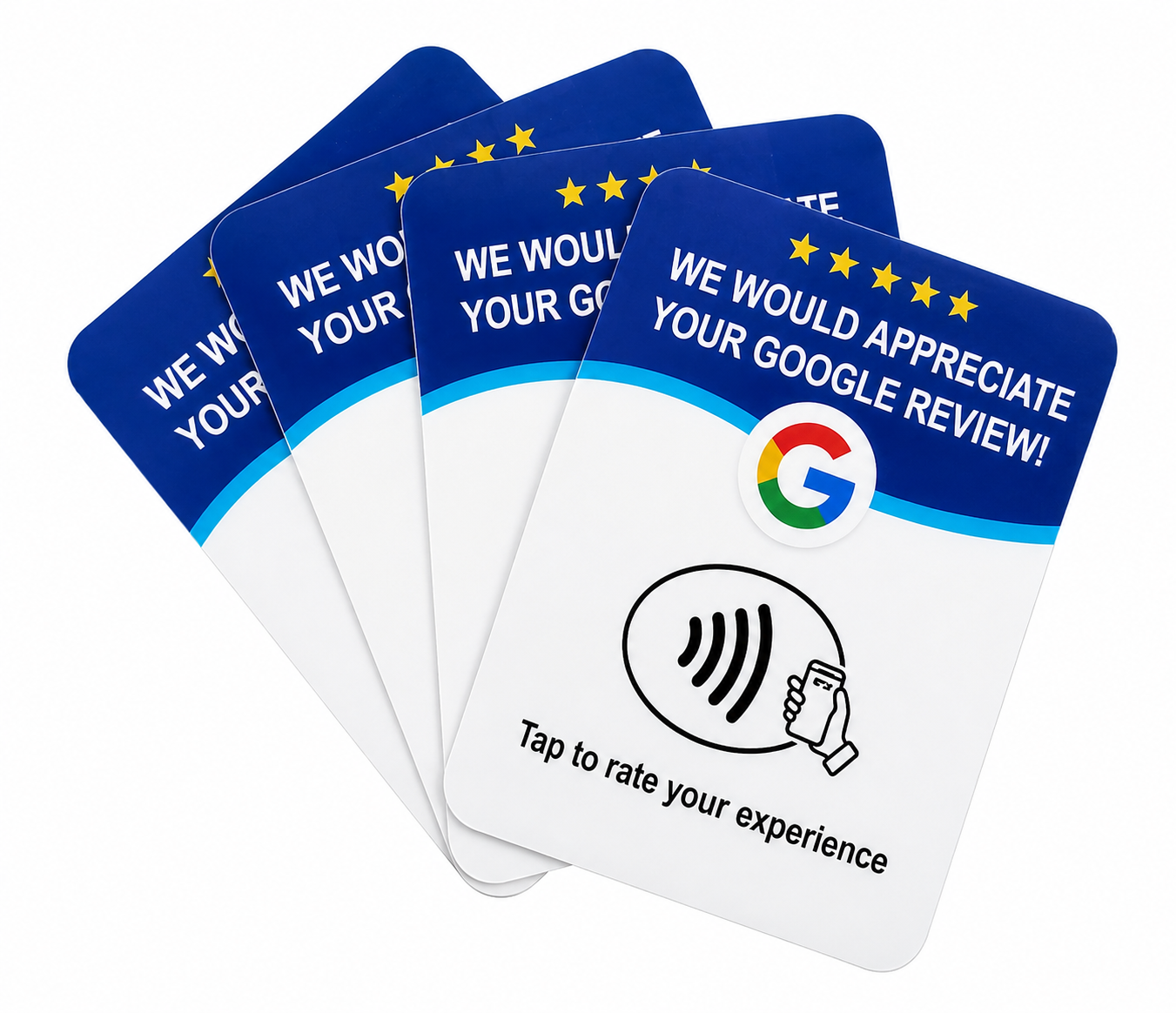 NFC Google-Bewertungskarte
